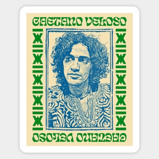 Caetano Veloso \/\/\/ Retro Original Fan Art Design Sticker